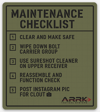 Checklist Sticker